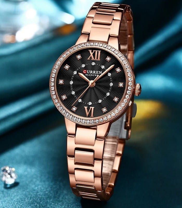 Montre Femme Curren 9085 Fond Noir — photo 3