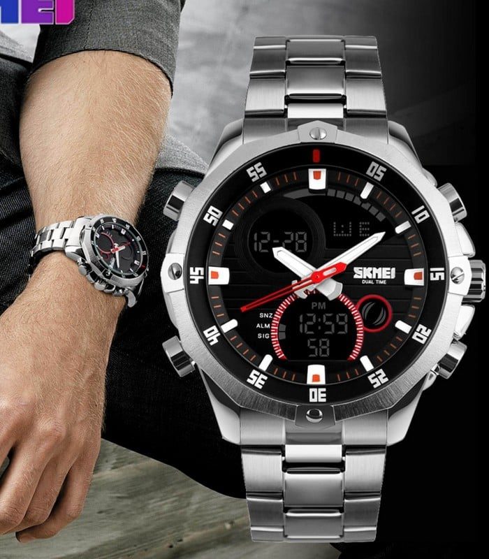 Montre Homme Skmei 1146 Argent — photo 3