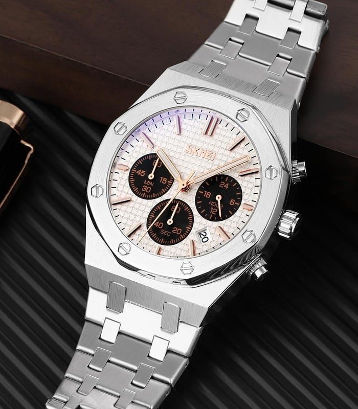 Montre Homme Skmei 9296 Fond Blanc — photo 3