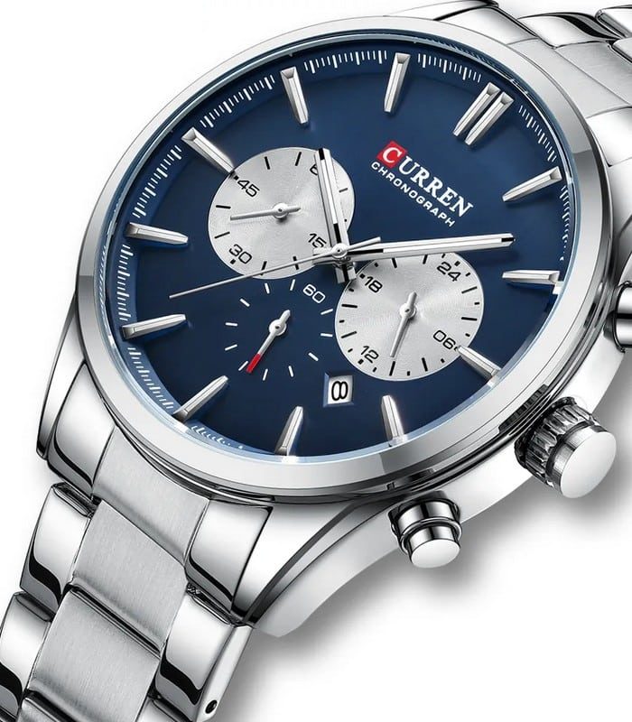 Montre Homme Curren 8446 Fond Bleu — photo 2