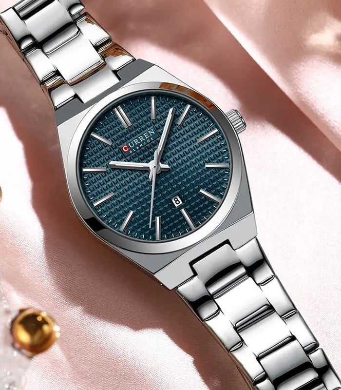 Montre Femme Curren 8439 Fond Bleu — photo 3