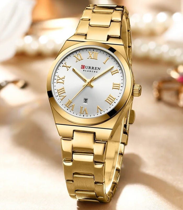 Montre Femme Curren 9095 Doré — photo 3
