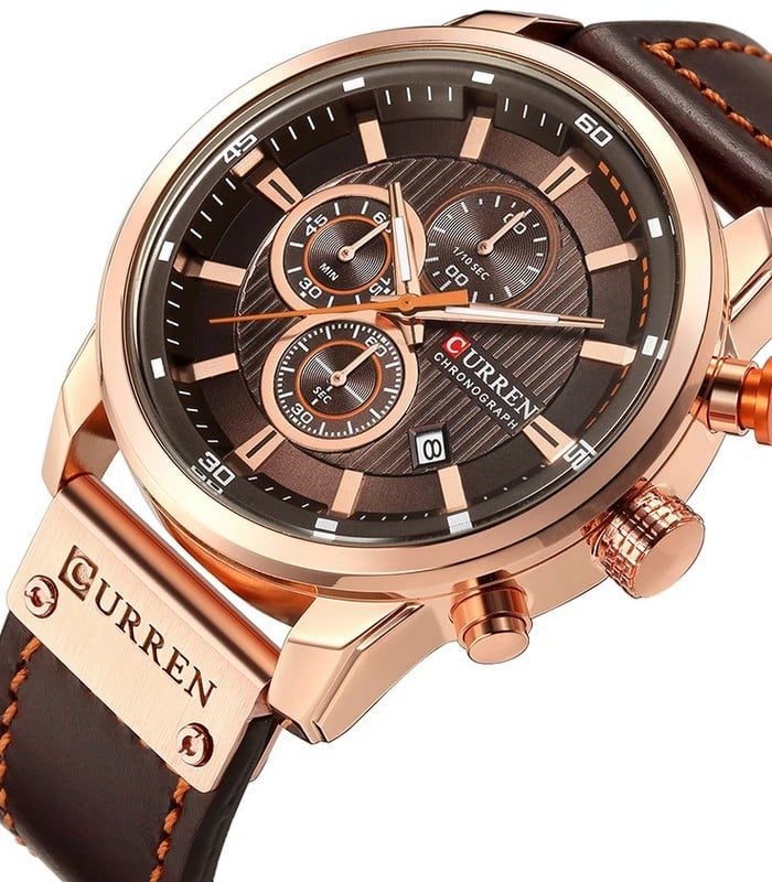 Montre Homme Curren 8291 Marron — photo 2