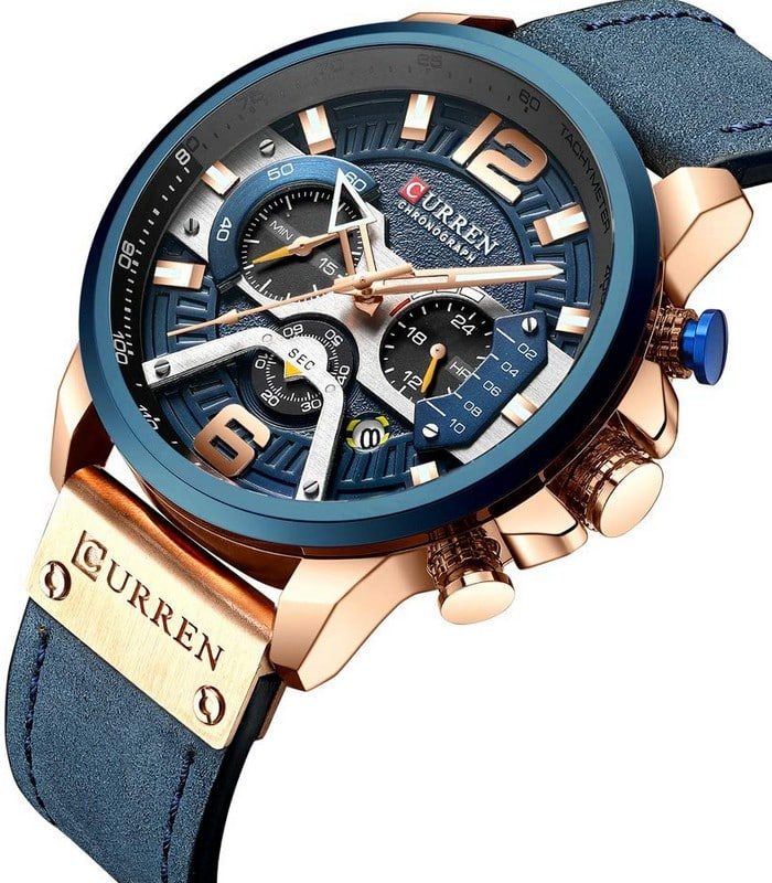 Montre Homme Curren Chronographe 8329 Bleu — photo 2