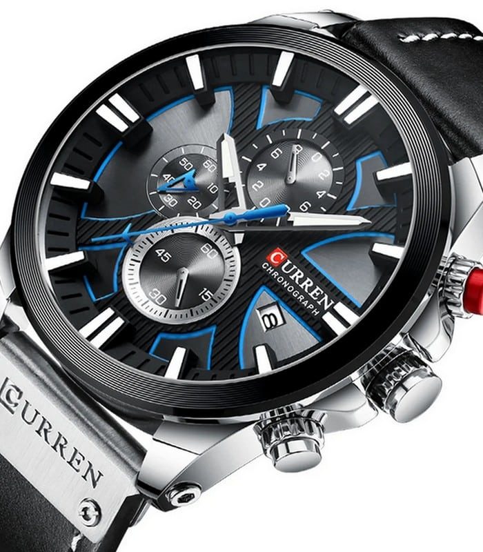 Montre Homme Curren 8346 Argent — photo 2