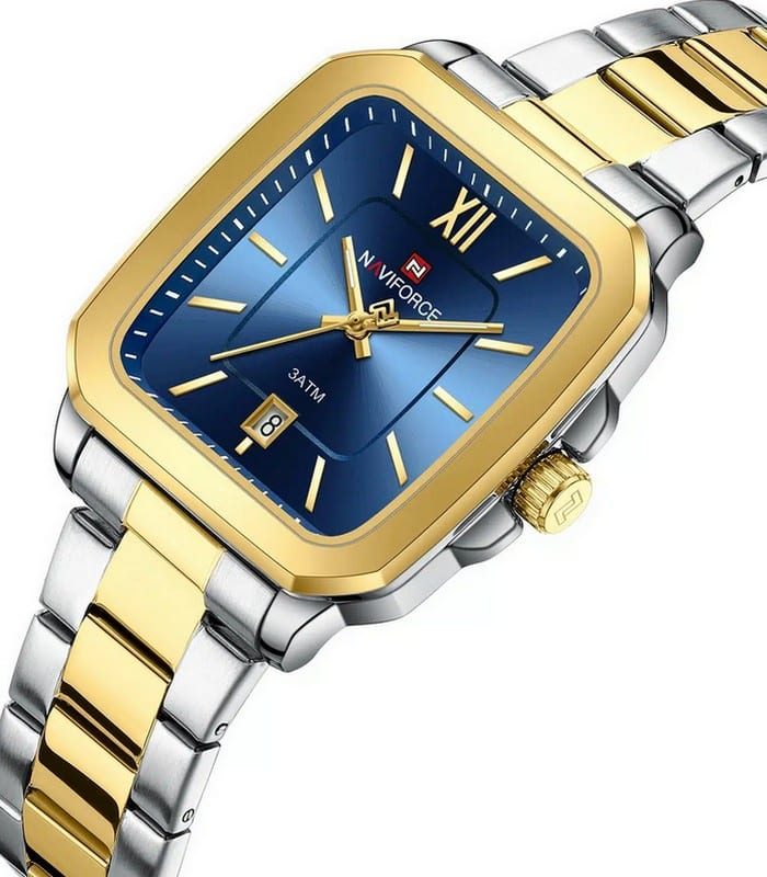 Montre Homme Naviforce NF9239G Doré Bleu — photo 2
