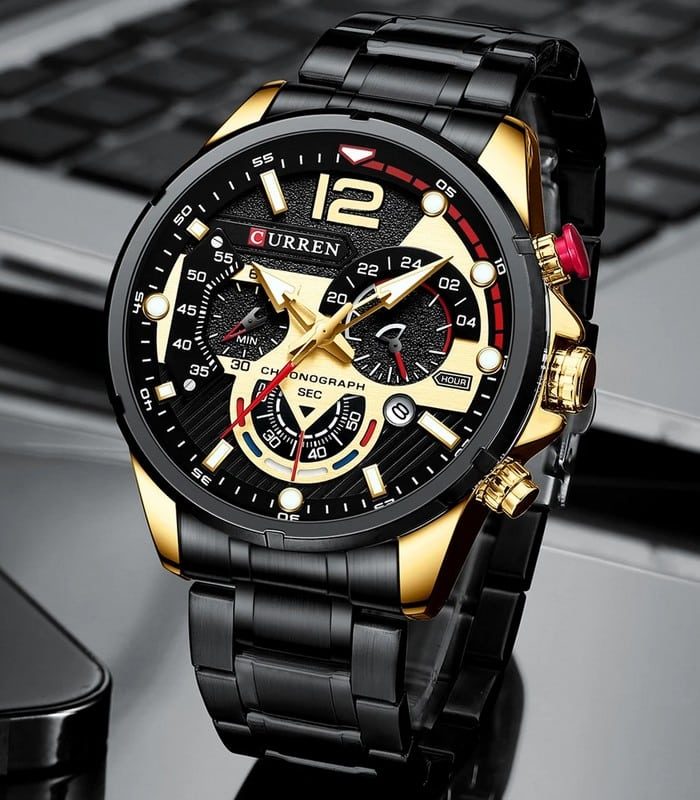 Montre Homme Curren 8395 Fond Noir — photo 3