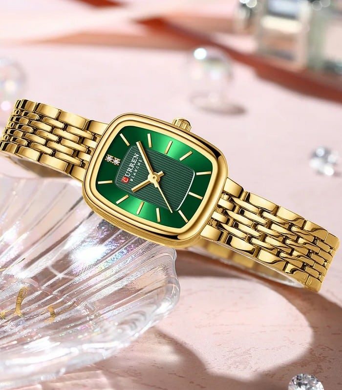 Montre Femme Curren 9093 Fond Vert — photo 3