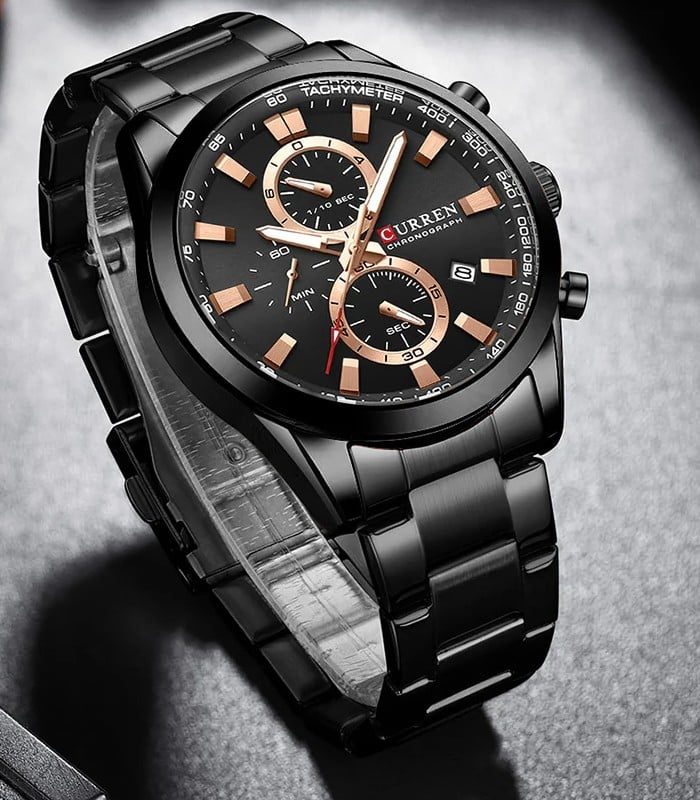 Montre Homme Curren 8445 Noir — photo 3