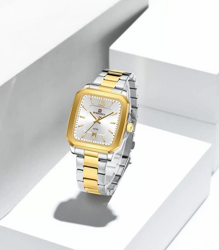 Montre Homme Naviforce NF9239G Doré Argent — photo 3