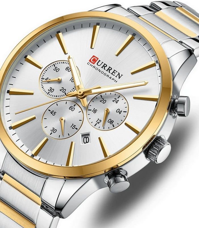 Montre Homme Curren 8435 Doré — photo 2