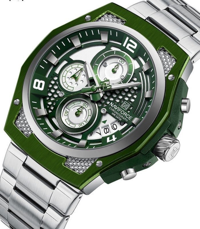 Montre Homme Naviforce NF8051S Fond Vert — photo 2