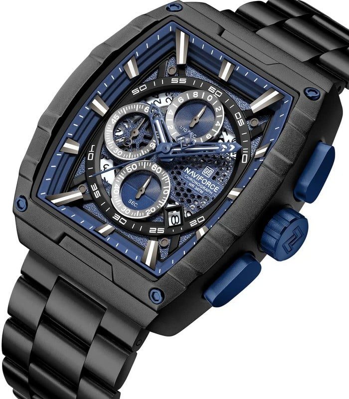 Montre Homme Naviforce NF8066 Fond Bleu — photo 2
