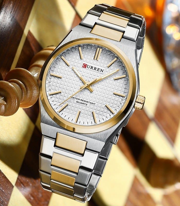 Montre Homme Curren 8439 Doré — photo 3