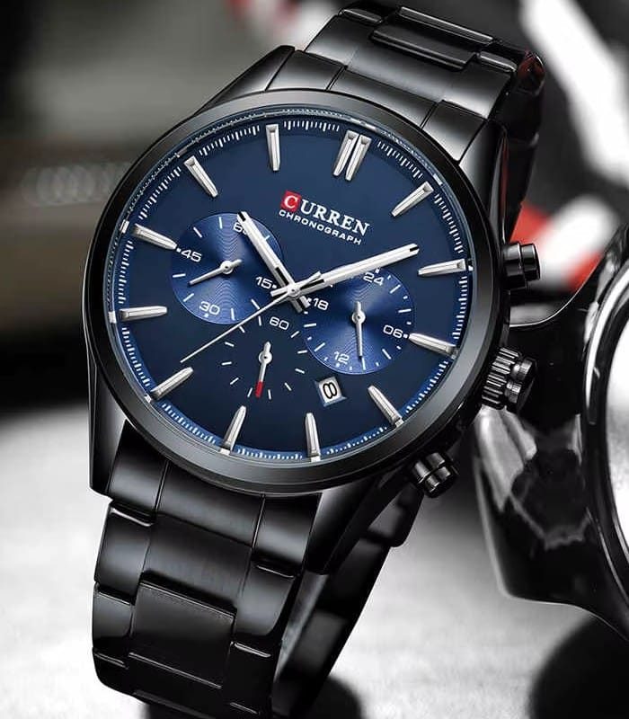 Montre Homme Curren 8446 Noir — photo 3