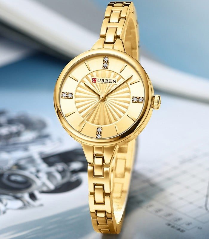 Montre Femme Curren 9097 Doré — photo 3
