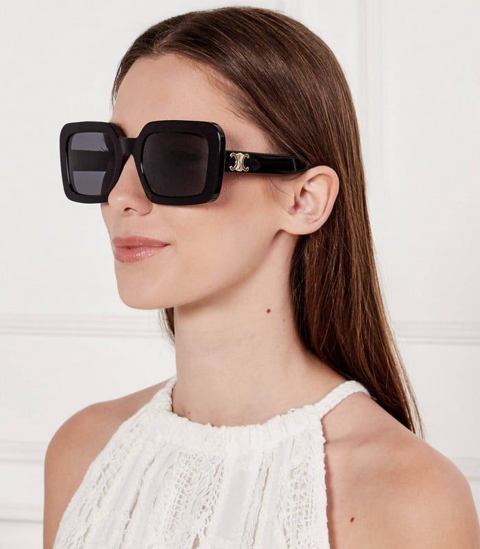 Lunette de Soleil Femme Celine CL40304U 01A — photo 4