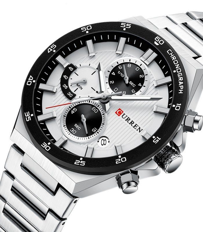 Montre Homme Curren 8481 Argent — photo 2