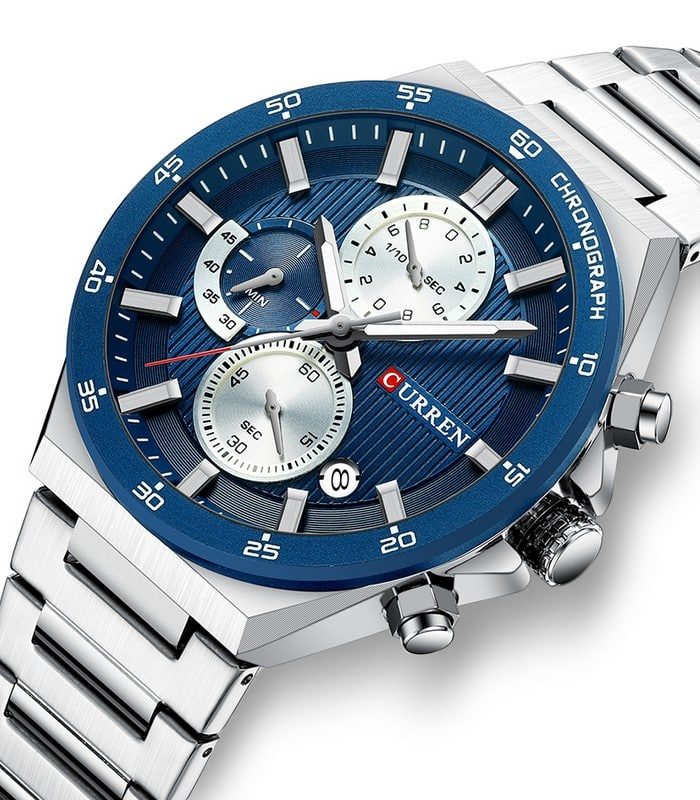 Montre Homme Curren 8481 Fond Bleu — photo 2