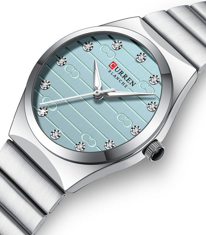 Montre Femme Curren 9110 Fond Bleu — photo 2