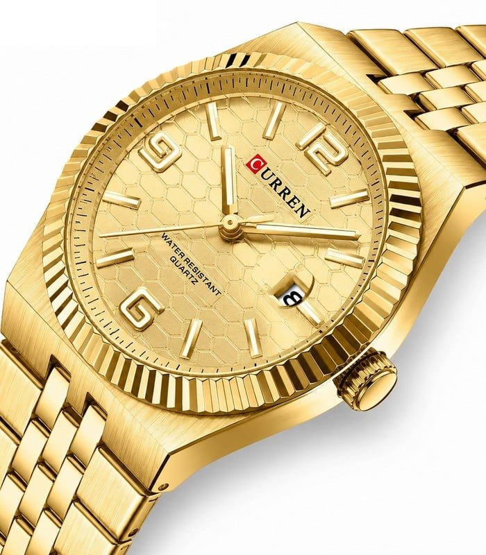 Montre Homme Curren 8498 Doré — photo 2