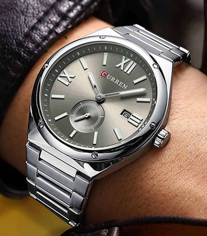 Montre Homme Curren 8471 Argent — photo 3