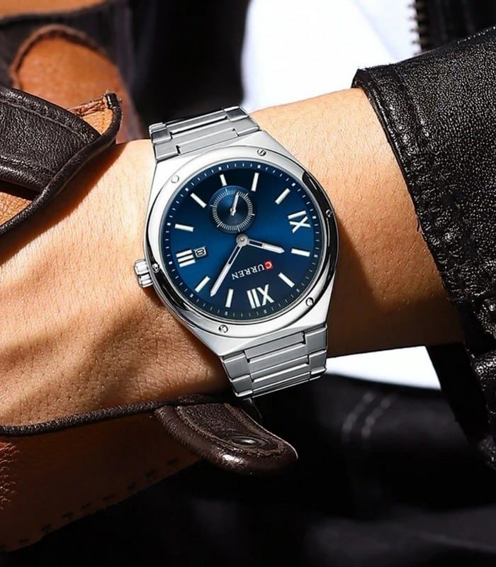 Montre Homme Curren 8471 Fond Bleu — photo 3