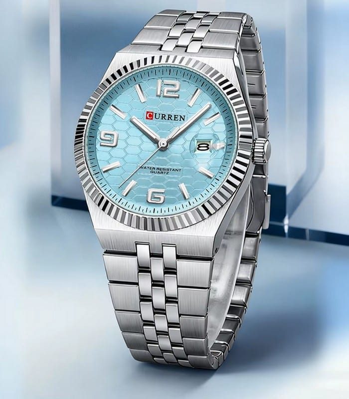 Montre Homme Curren 8498 Fond Bleu — photo 3
