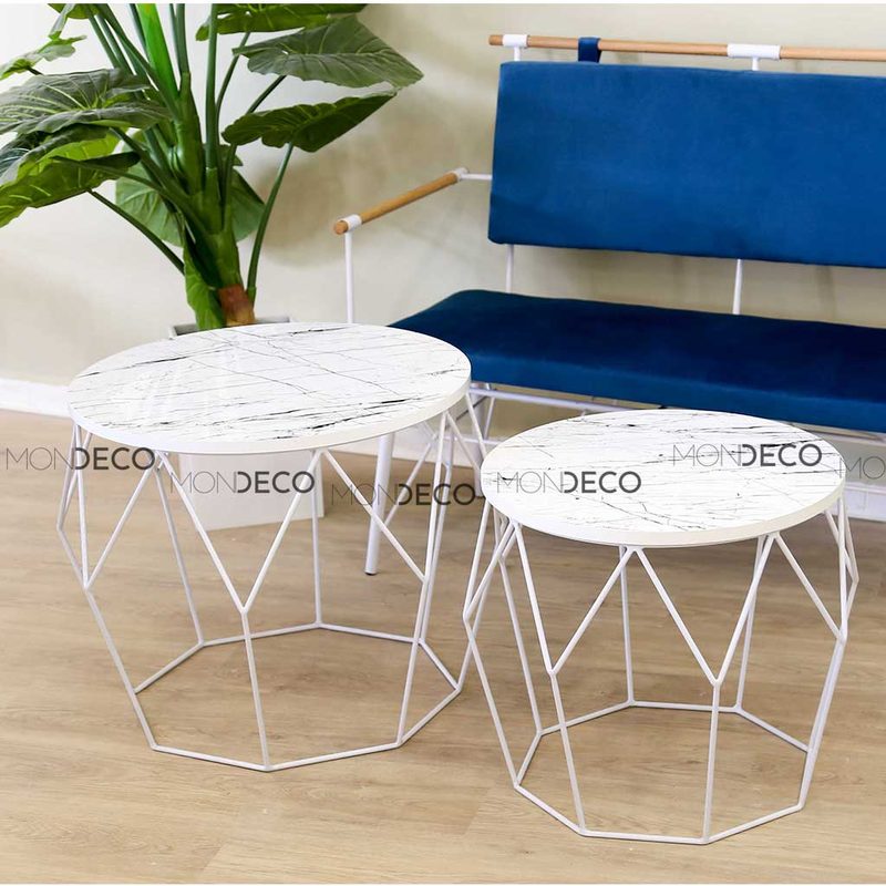 Table Basse Métallique – Diamant — photo 2