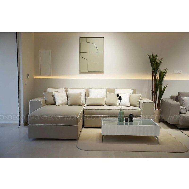 đïž Salon dâangle avec coffre Sarah â đ§° Rangement intĂ©grĂ© âą âïž MĂ©canisme pratique âą đ 2m x 3m â photo 2