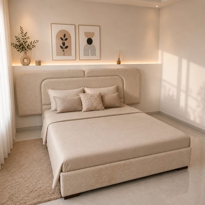 Lit Capitonné Toscana 160 cm avec Coffre et Mécanisme — photo 2