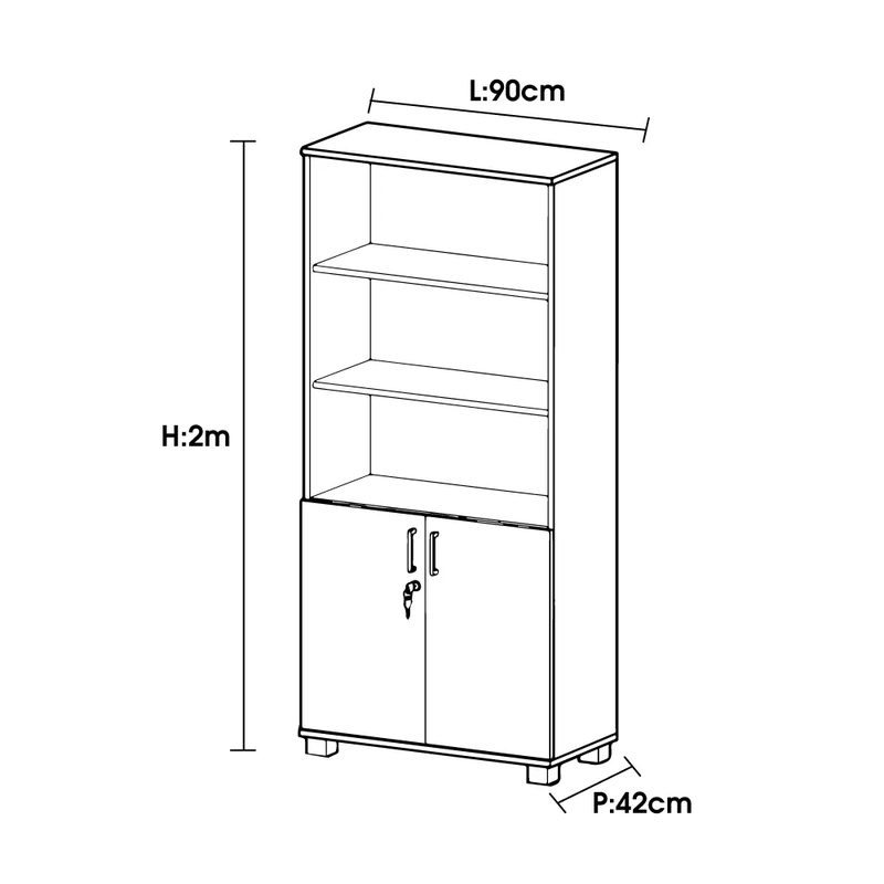 ELEMENT DE RANGEMENT BAS HAUT — photo 2