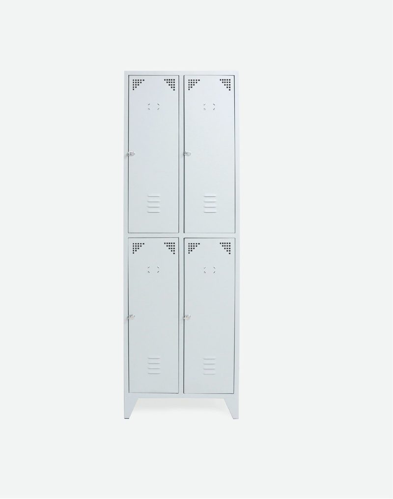 ARMOIRE VESTIAIRE METALLIQUE A CASIERS — photo 2