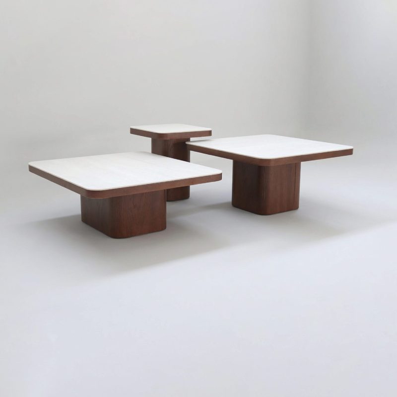 TABLE BASSE COLONNE — photo 2