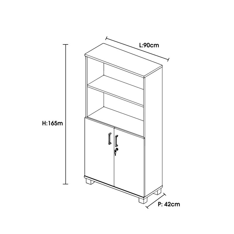 ELEMENT DE RANGEMENT MEDIUM 2P BAS — photo 2