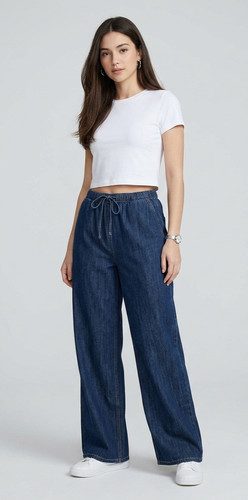 Pantalon Jean Foncé — photo 3