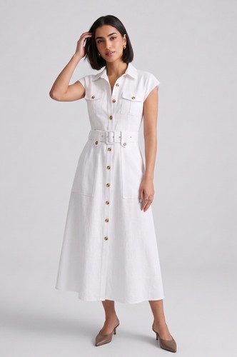 Robe Elina Blanc — photo 2