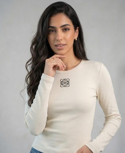 Pull Low Crème — photo 2