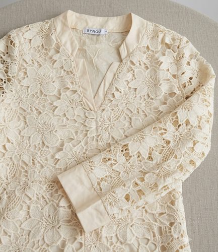 Robe Brodée Vanille — photo 4