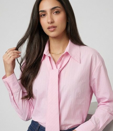 Chemise cravate Pink — photo 2