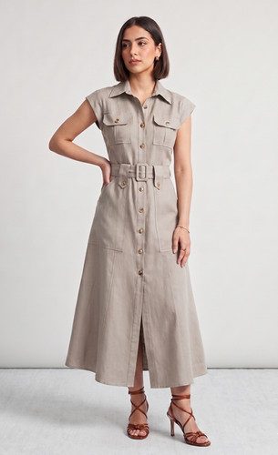 Robe Elina Grège — photo 2