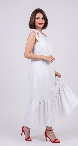 Robe Je M'en Fou Blanc — photo 2