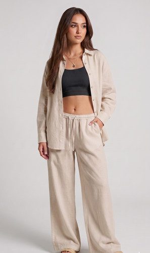 Set Effet Lin Beige — photo 3