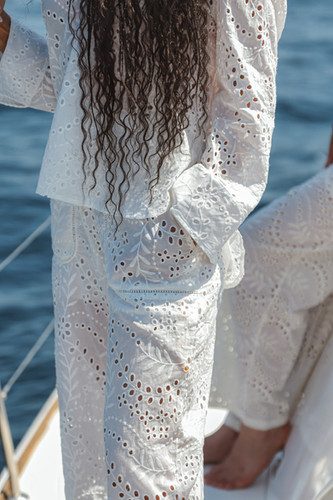 Set Dua Brodé Blanc — photo 3