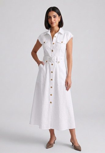 Robe Elina Blanc — photo 3