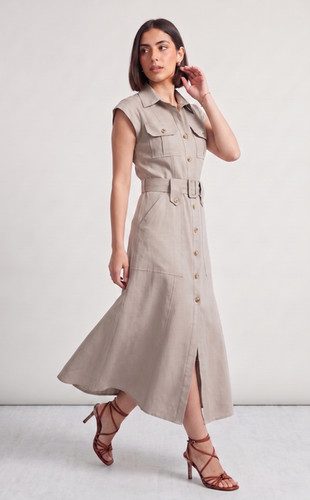 Robe Elina Grège — photo 3
