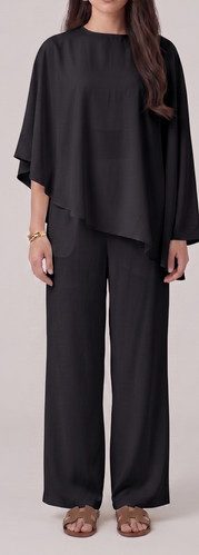 Set Poncho Noir — photo 3