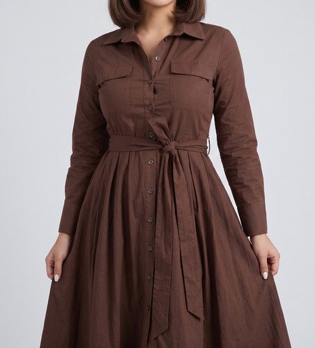 Robe Lorine Marron — photo 4