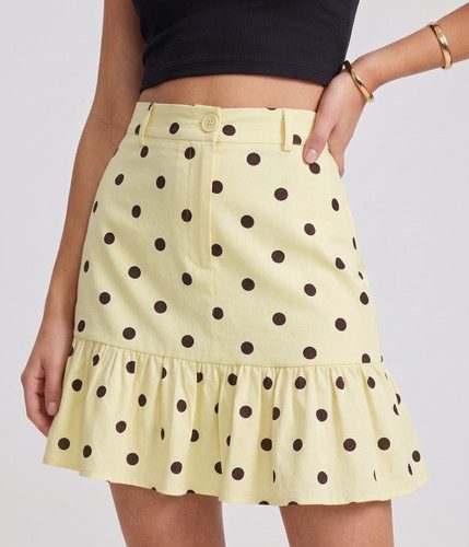 Jupe Ruby Mini Jaune — photo 3