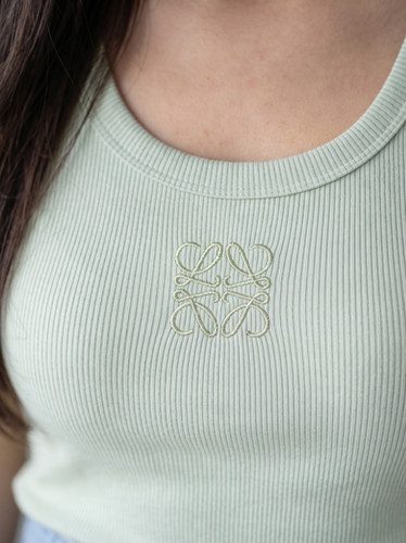 Top Low Vert Pastel — photo 2